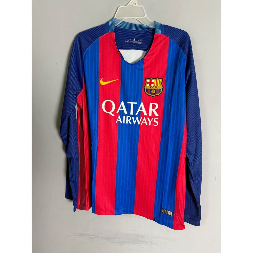 Barcelona 2016/17 Home Long Sleeve Messi 10 Jersey Men’s XL La Liga NWOT
